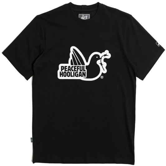 Peaceful Hooligan - Outline Crna majica